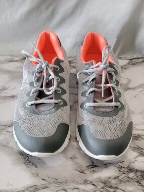 FootJoy Womens Spikeless Gray/Coral Golf Shoes Size 9M